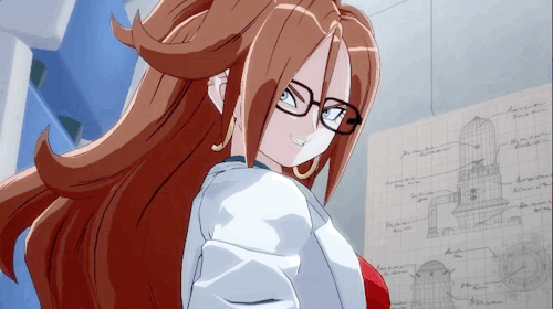 msdbzbabe: Android 21 gifset from the new trailer