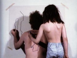 endthymes: dennis oppenheim, two-stage transfer drawing 