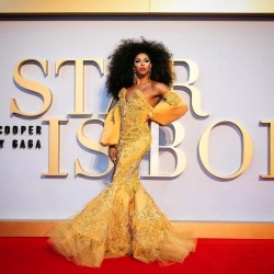 missfame:shangela at the UK premiere of “a star is born”