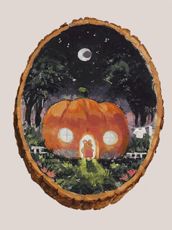 everydaylouie:  here’s a painting i did for the CN halloween