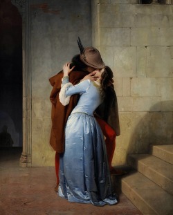 volopindarico:  Francesco Hayez, Il bacio / 1859