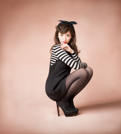 Haruna Kojima of AKB48 for Lunaville hosiery