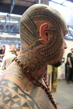 punkerskinhead:  love the tattoo design and love the neck, facial