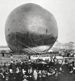 Pieter Oosterhuis - Nadar’s balloon in Amsterdam, 1865.