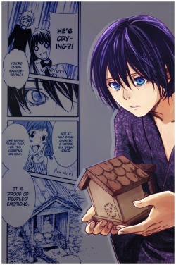 aoitorixtobari21:  I could not resist coloring this manga scene. Yato