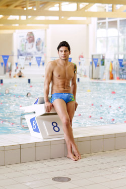 365daysofsexy:  Another hot Olympic swimmer! RAMI ANIS from the