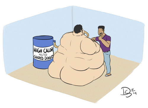 never-fat-enough:  luxalivechub:  A weight gain sequence from last month that I kept forgetting to post. The idea came from a few conversations with my buddy jardrop (xnoah).  Someone do this to me. NOW!  If only reality could be so sexy