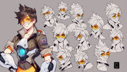 overbutts:  Tracer expressions by einlee  