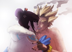 roev-art: Actually, Meihem is my favourite Overwatch ship- Please