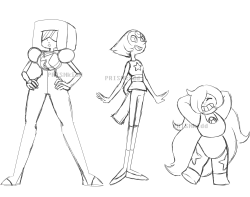 prismkidd:  [SKETCH] The Crystal Gems Some sketches of the Crystal