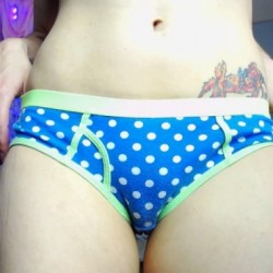 Blue with Neon Polka Dot Panties! by @o0Pepper0o https://www.manyvids.com/StoreItem/41452/Blue-with-Neon-Polka-Dot-Panties!/