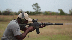 hoplite-operator:  AR 15 Shooting Suppressed vs Un-Suppressed: