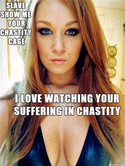 Caption from a deeply frustrated chastity slave. #Chastity