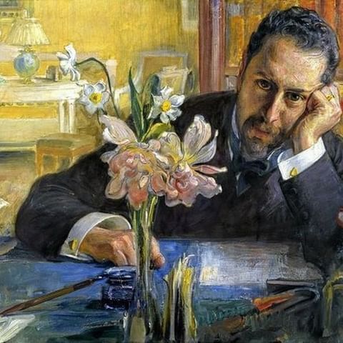 antonio-m:  “Portrait of Oscar Levertin”, c.1906, by Carl