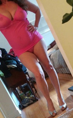 shyagain:Hot pink and sheer