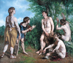 shakypigment:  Study for Apollo & Pan Paul Reid 