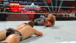 sexywrestlersspot:  The Miz definitely deserves some ASSpreciation!