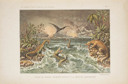 lindahall:  Prehistoric scenes from Camille Flammarion, La creation