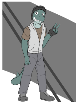 Pic of a gator dude for someone really cool