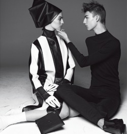  Vanessa Axente & Gustav Swedberg by Steven Meisel for Vogue