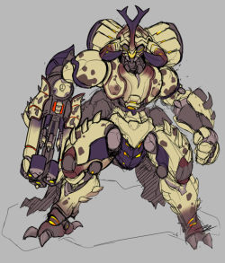 bizarrejuju:I’ve wanted to draw Orisa for a long time. I find