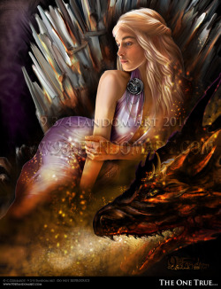 mysticmoonmedia: The One True - inspired by the #MotherofDragons,