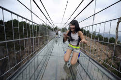 blazepress:  The World’s Longest Glass Bridge Opens in China