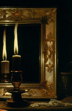 thevictorianduchess:  The Penitent Magdalen, oil on canvas, detail