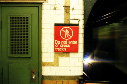 nyc-subway:  Do not enter or cross tracks by The House At Old
