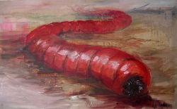 cryptid-wendigo:  The Mongolian Death Worm is a creature that