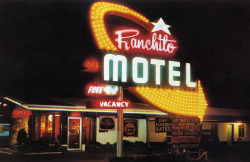 motel-register:  Night fell and nothing broke the monotony of