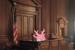 tinytheursaring: judge corsola will now sentence you for your