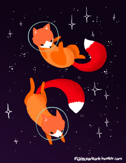 maikevierkant:Space Foxes (because space animals are fun). Edit: