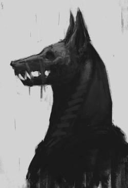 ubernoir:Anubis by EdwardDelandreArt on DeviantArt