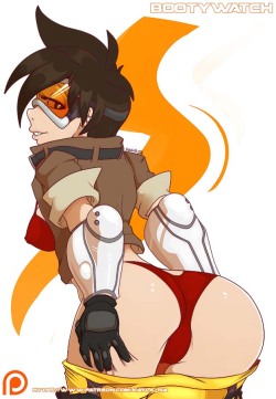 pingagirl:  And Bam! All done with Tracer! more Overwatch porn