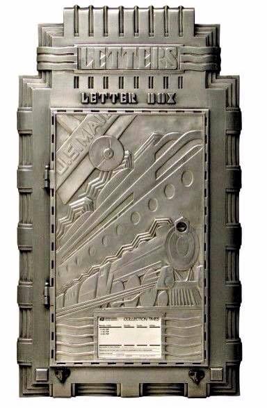 frenchcurious:Mailbox Broadway NYC. - source Art Deco.