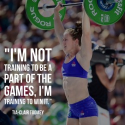 crossfitgames:  After two years of silver, Tia Toomey has the
