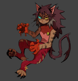 punkray:bloody gritty kitty