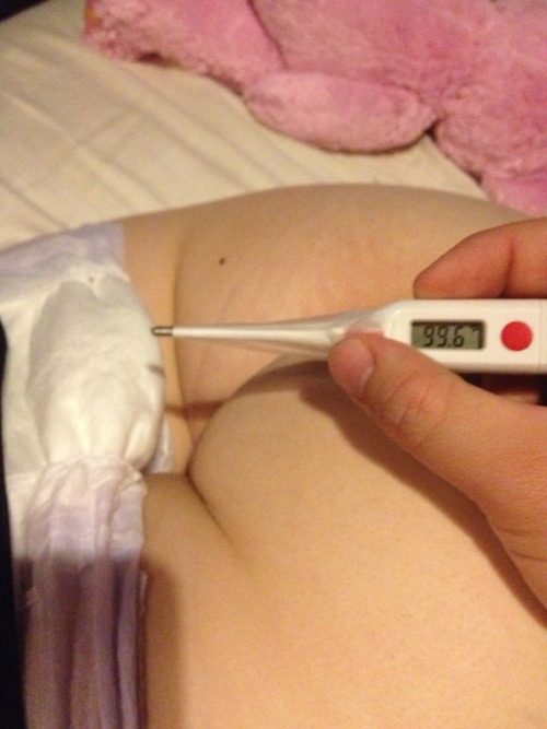zaepfchen-und-co:  doctor-daddy:  Poor baby had a temperature last night.  I hope you inserted her an suppository against it!