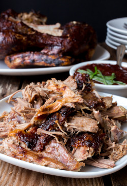 fattributes:  Pulled Duck with Plum Sriracha Sauce 