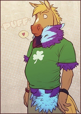 femgie-flames:  gayyifflover:  Puff shirt  Theo snuggles inside Hans´ shirt like this, so I can totally relate. 