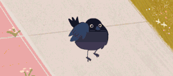 sushinfood:  everydaylouie:  today i saw a birb runnin’ fast