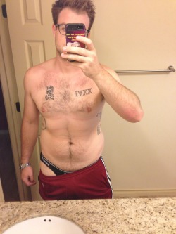 campusbeefcake:  My shorts kept doing this at the gym. I either