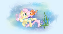 theponyvilleweekly:“Oh..hello little Goldy!” Under the seaEeee~!