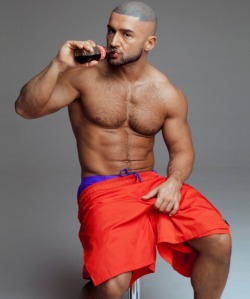 jeanpaulpaula:  François Sagat for L’homo magazine shot by