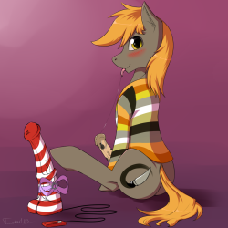 nsfwtwotail813:  Birthday gift for good pony. You are one of