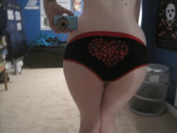 beautiful-and-scarred:  White panties for the anon that asked!