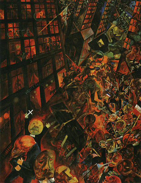 George Grosz, The Funeral, 1918https://painted-face.com/