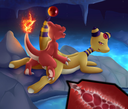 lucariofan97:  Charmeleon by request 