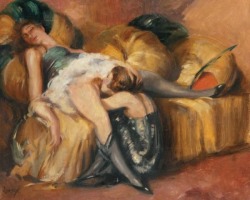 lilit69:    LEROUX La danseuse saphiste France, circa 1940-50.